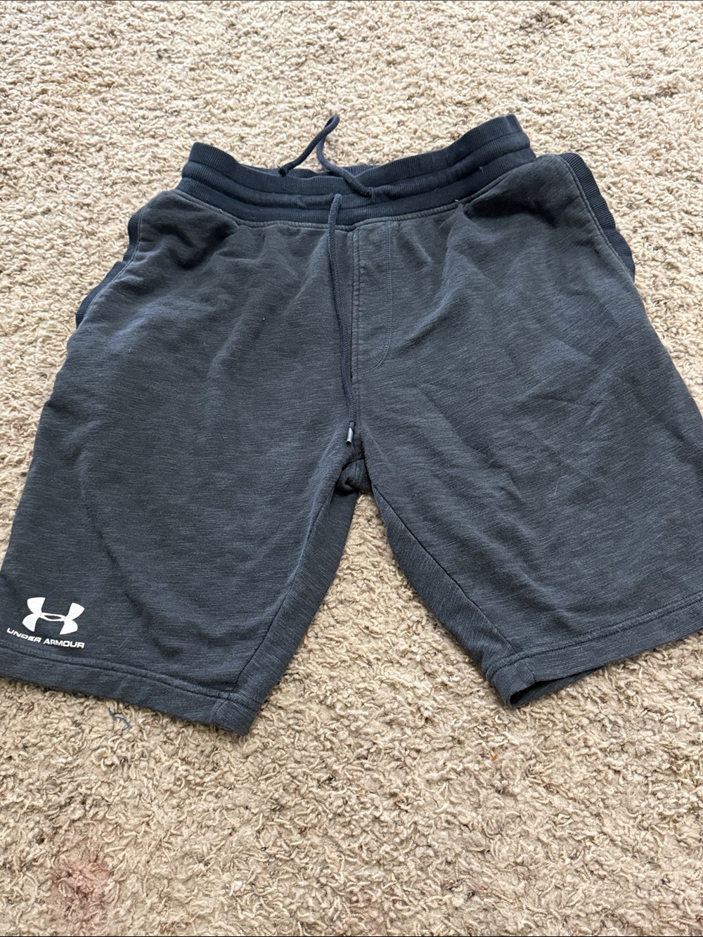 Under Armour Black Men's Athletic Drawstring Shorts
